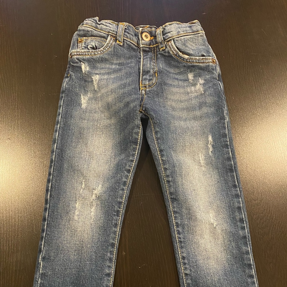 Monnalisa SIZE 4 boy’s Designer Jeans MSRP $242